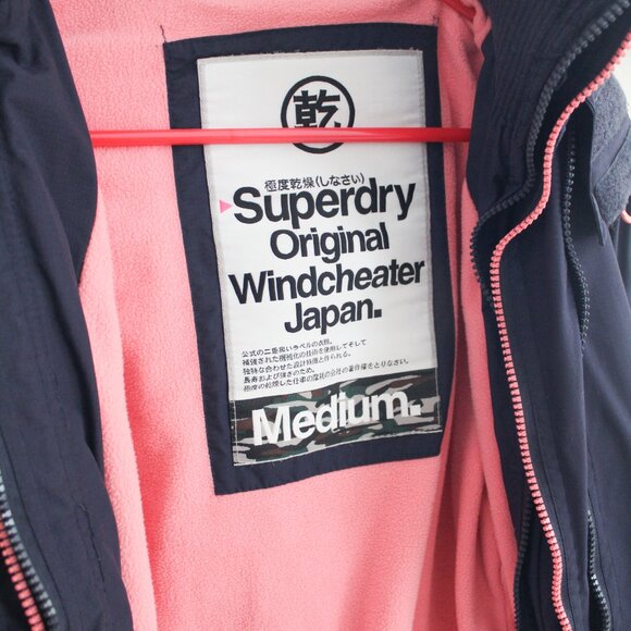 Superdry Wincheater Japan Hooded Jacket Size Medium - Picture 7 of 10